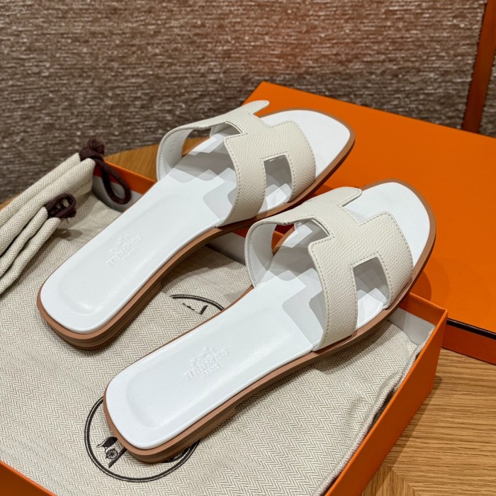 NIGO Hermes Women's Summer Solid Color One Foot Stirrup Flat Bottom Slipper Shoes #nigo75871