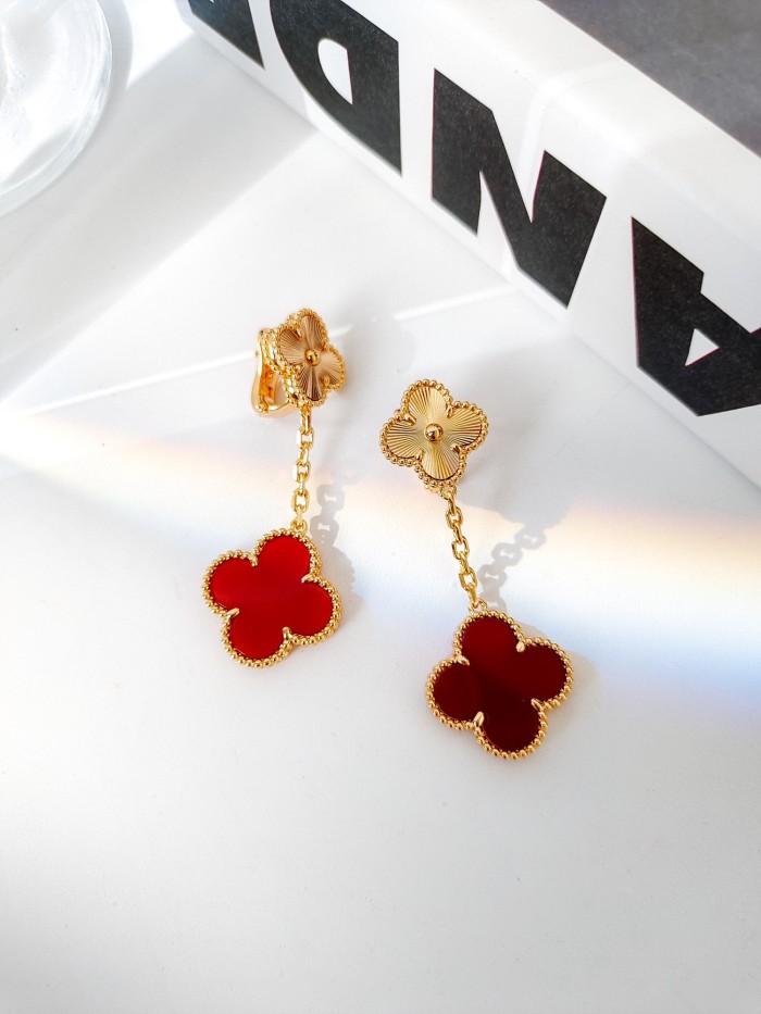 NIGO Van Cleef&Arpels Women's Magic Alhambra Vintage Earrings Jewelry 2 Pattern #nigo75895