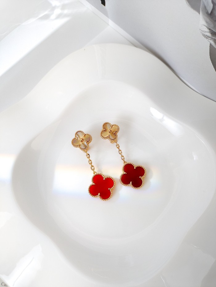 NIGO Van Cleef&Arpels Women's Magic Alhambra Vintage Earrings Jewelry 2 Pattern #nigo75895