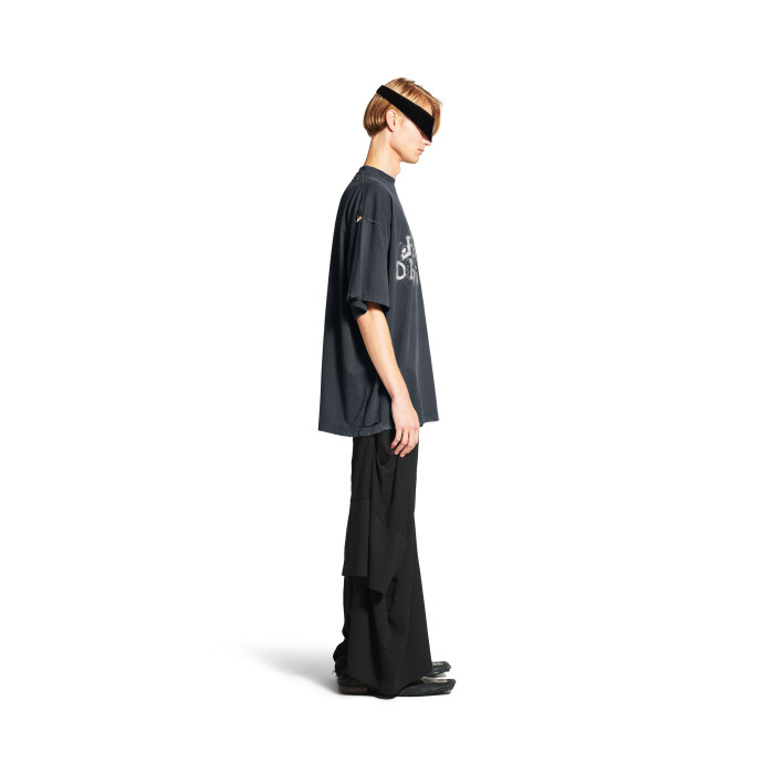 NIGO Balenciaga Men's Women's Summer Fashion Designer Faded Solid Color Round Neck Plain Knit Loose Short Sleeve T-Shirt Ngvp #nigo1367