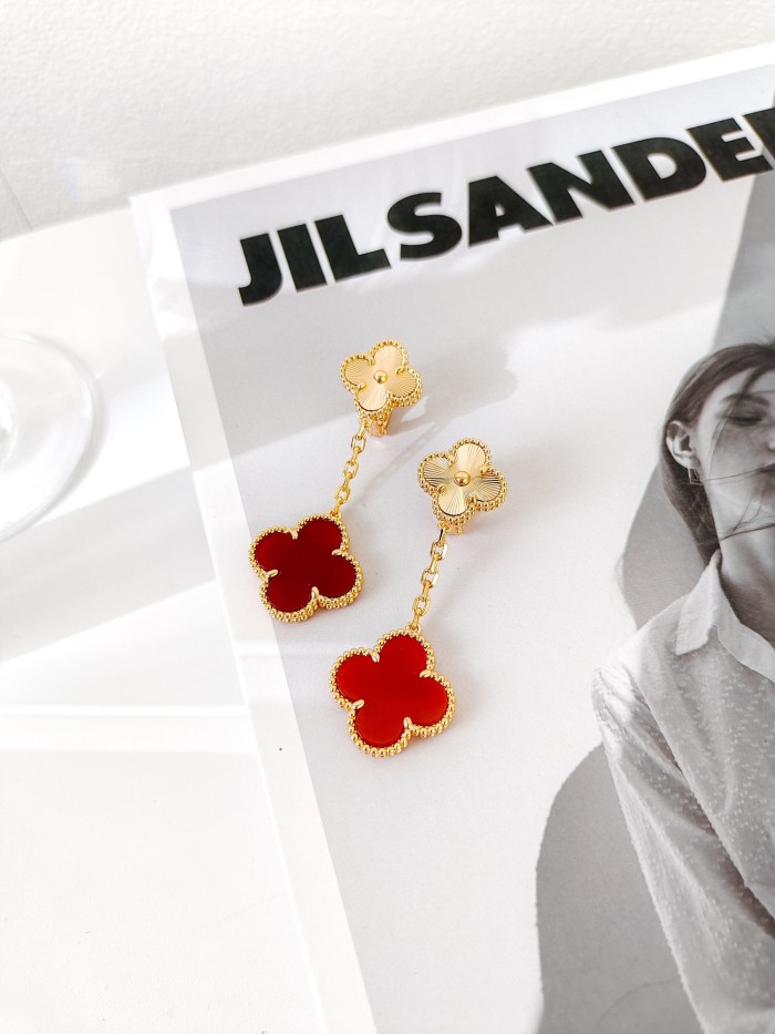 NIGO Van Cleef&Arpels Women's Magic Alhambra Vintage Earrings Jewelry 2 Pattern #nigo75895
