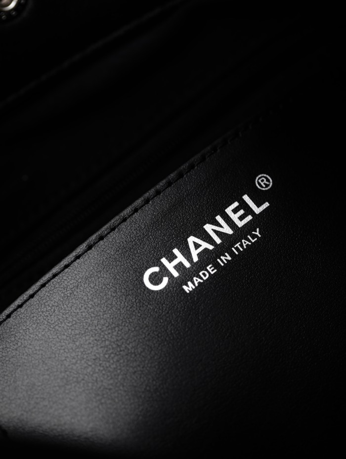 NIGO Chanel Women's Letter Logo Lattice Drawstring Closure Calfskin Mini Shoulder Crossbody Bag Bags #nigo75892