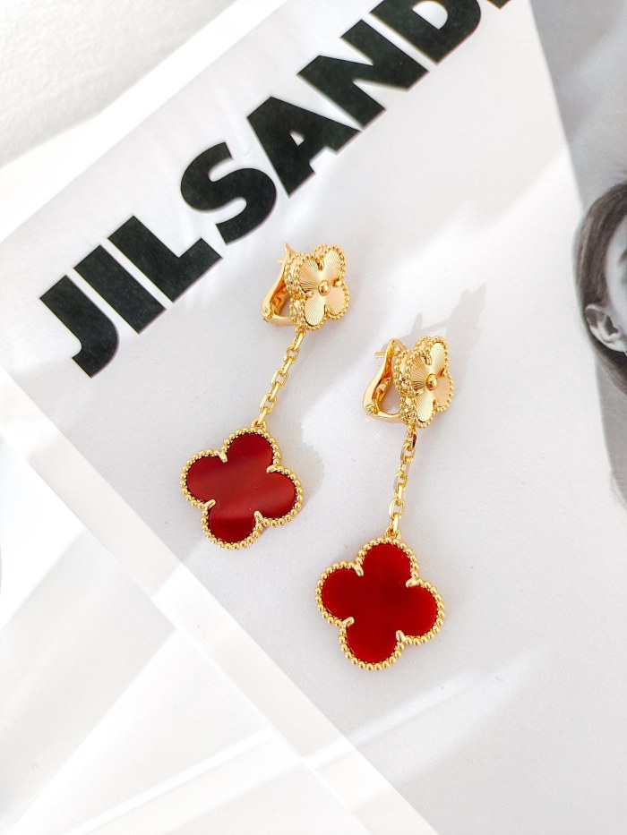 NIGO Van Cleef&Arpels Women's Magic Alhambra Vintage Earrings Jewelry 2 Pattern #nigo75895