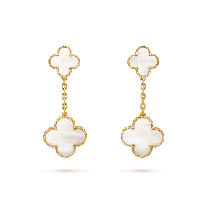 NIGO Van Cleef&Arpels Women's Magic Alhambra Vintage Earrings Jewelry 2 Pattern #nigo75895
