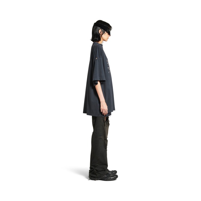 NIGO Balenciaga Men's Women's Summer Fashion Designer Faded Solid Color Round Neck Plain Knit Loose Short Sleeve T-Shirt Ngvp #nigo1367