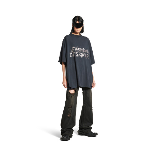NIGO Balenciaga Men's Women's Summer Fashion Designer Faded Solid Color Round Neck Plain Knit Loose Short Sleeve T-Shirt Ngvp #nigo1367