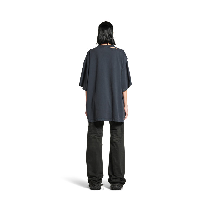 NIGO Balenciaga Men's Women's Summer Fashion Designer Faded Solid Color Round Neck Plain Knit Loose Short Sleeve T-Shirt Ngvp #nigo1367