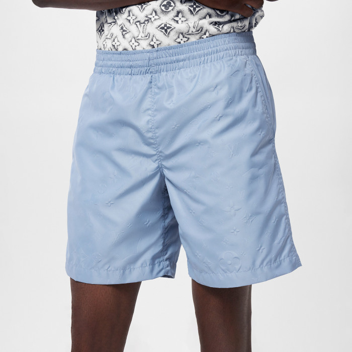 NIGO Louis Vuitton Men's Summer Solid Color Polyester Beach Full Print Casual Signature Swim Board Shorts #nigo75891