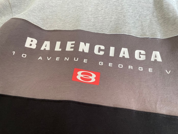 NIGO Balenciaga Men's Summer Logo Letter Printed Color Collision Round Neck Short Sleeve T-Shirt #nigo75929