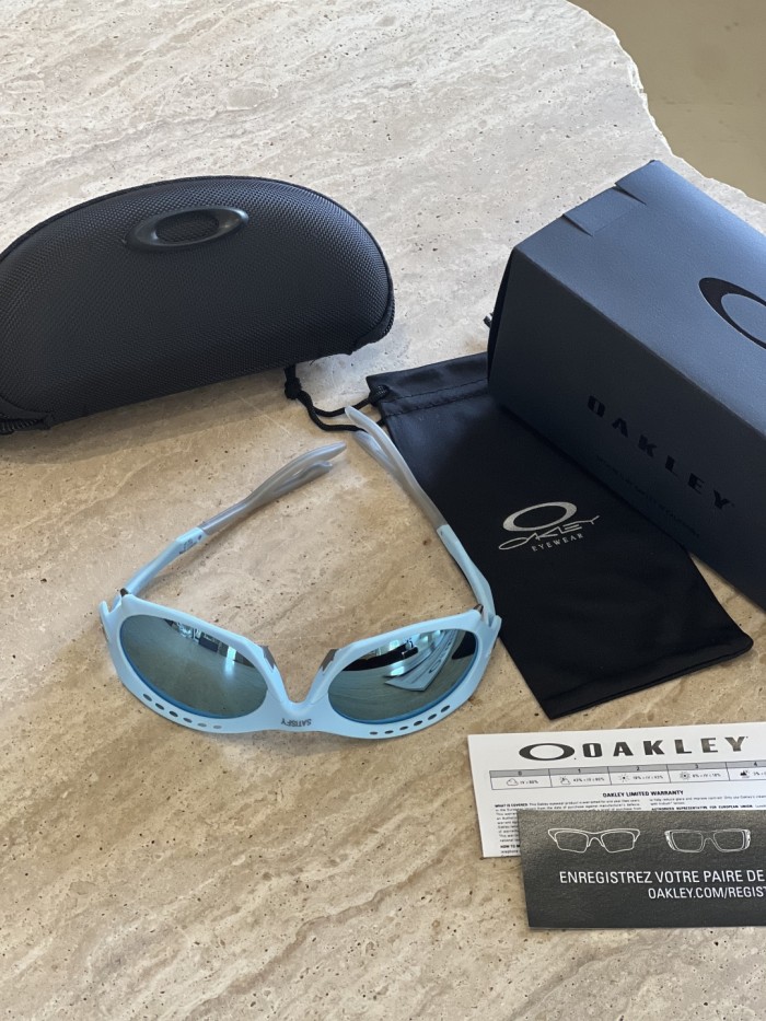 NIGO Oakley Plantaris Men's and Women's Solid Color Full Frame Design Oval Removable Nose Cover Sunglasses Eyeglasses Glasses #nigo75947