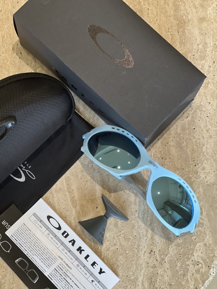 NIGO Oakley Plantaris Men's and Women's Solid Color Full Frame Design Oval Removable Nose Cover Sunglasses Eyeglasses Glasses #nigo75947