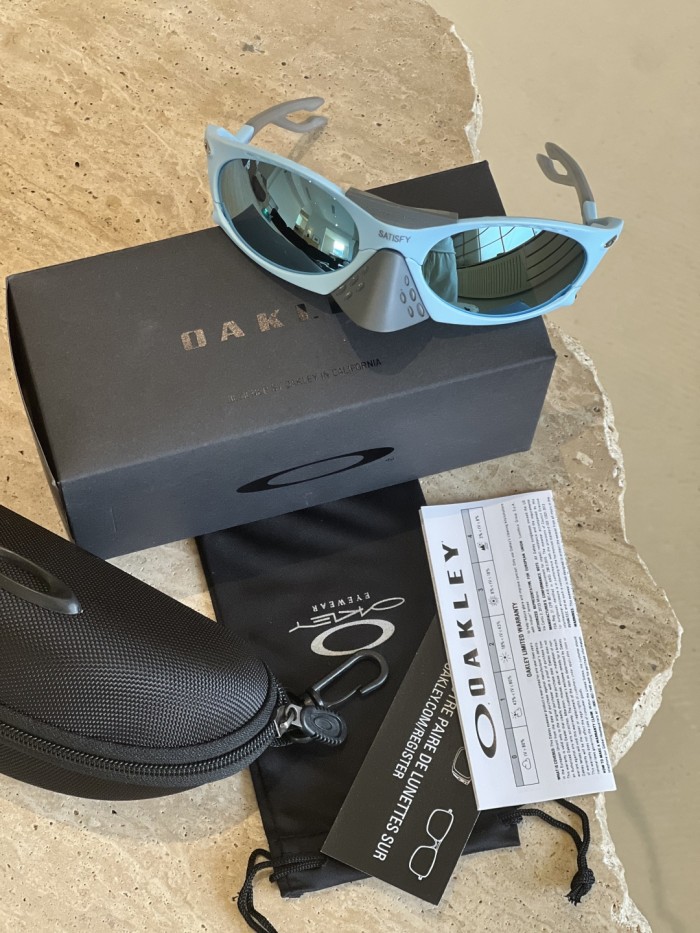 NIGO Oakley Plantaris Men's and Women's Solid Color Full Frame Design Oval Removable Nose Cover Sunglasses Eyeglasses Glasses #nigo75947
