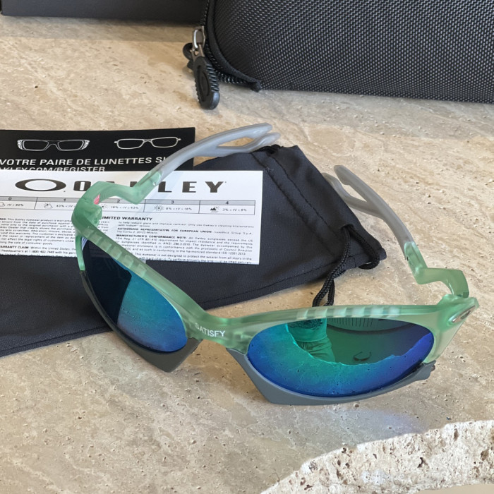NIGO Oakley Plantaris Men's and Women's Solid Color Full Frame Design Oval Removable Nose Cover Sunglasses Eyeglasses Glasses #nigo75947