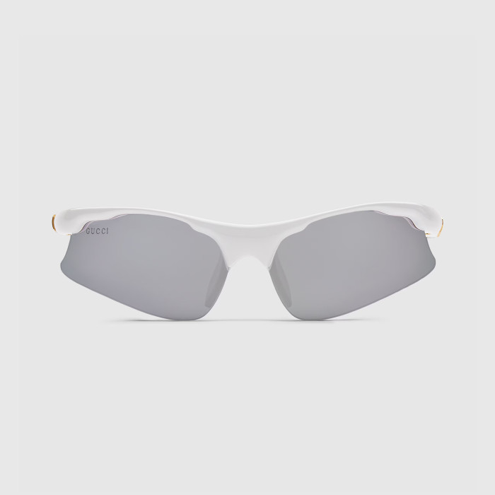 NIGO Gucci Men's and Women's Lens Legs Letter Print Irregular Shape Rimless Solid Color Sunglasses Glasses #nigo75946
