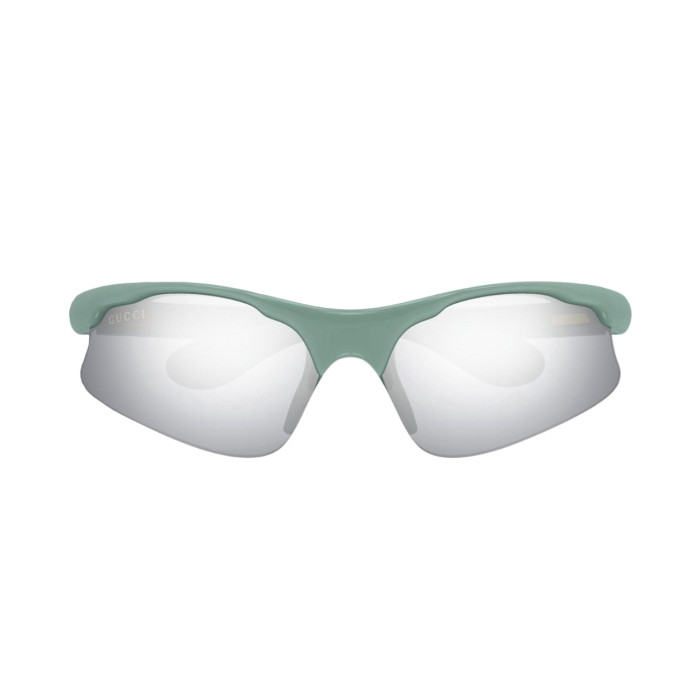 NIGO Gucci Men's and Women's Lens Legs Letter Print Irregular Shape Rimless Solid Color Sunglasses Glasses #nigo75946
