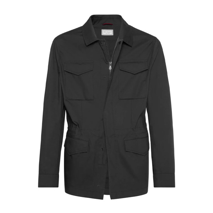 NIGO Brunello Cucinelli Men's Solid Color Lapel Spring & Autumn Long Sleeve Lightweight Shirt Style Jacket Ngvp #nigo1375