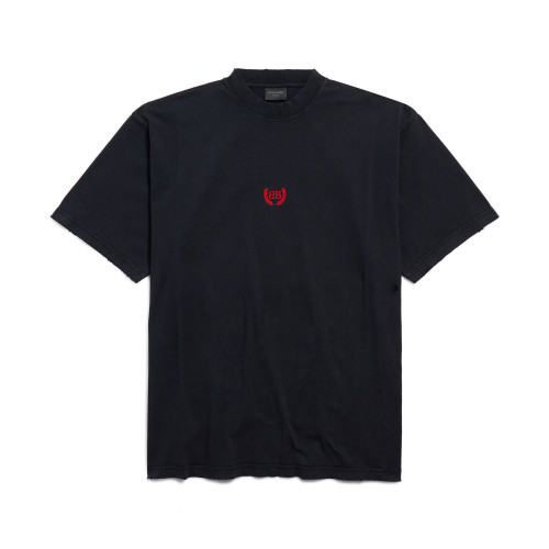 NIGO Balenciaga Men's Summer Embroidery Pattern Printed Solid Color Round Neck Short Sleeve T-Shirt #nigo75953