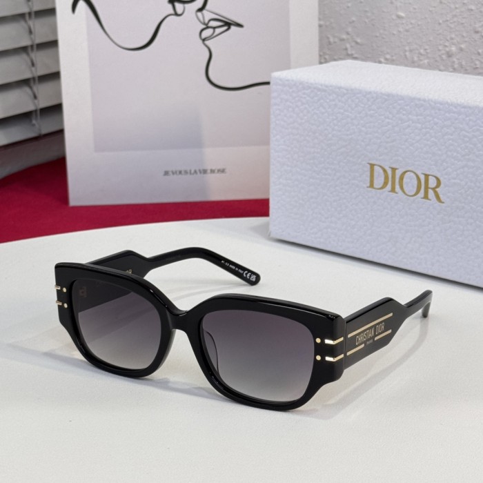 NIGO Dior DiorSignature S13F Men's Solid Color Acetate Sunglasses Eyeglasses Glasses #nigo75962