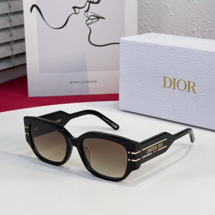 NIGO Dior DiorSignature S13F Men's Solid Color Acetate Sunglasses Eyeglasses Glasses #nigo75962