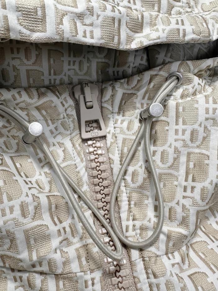 NIGO Dior Women's Spring/Summer Logo Printed Solid Color Hooded Zipper Long Sleeve Jacket #nigo76127