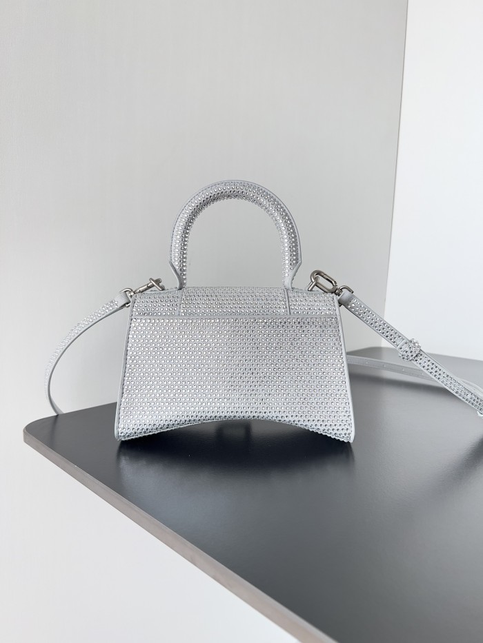 NIGO Balenciaga Hourglass Women's Solid Color Full Rhinestone Printed Hourglass Bag Tote Shoulder Crossbody Bags #nigo76123