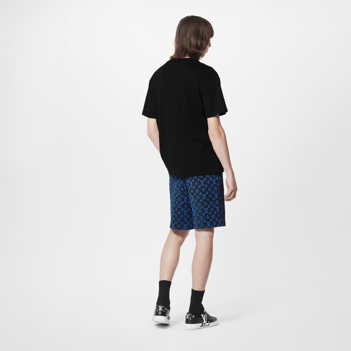 NIGO Louis Vuitton Men's Solid Color Logo Embroidery Casual Cotton Crew Neck Shirt Short Sleeve T-shirt #nigo76114