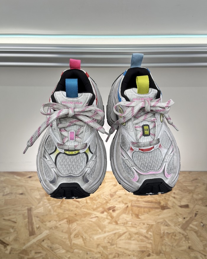 NIGO Balenciaga Men's Women's 6XL Colorblocking Height Increasing Sneakers Dazzling Fashion High Street Lace Up Shoes #nigo76122