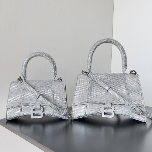 NIGO Balenciaga Hourglass Women's Solid Color Full Rhinestone Printed Hourglass Bag Tote Shoulder Crossbody Bags #nigo76123