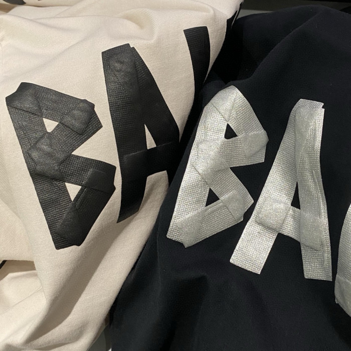 NIGO Balenciaga Men's Summer Letter Logo Print Round Neck Regular Fit Short Sleeve T-Shirt #nigo75977