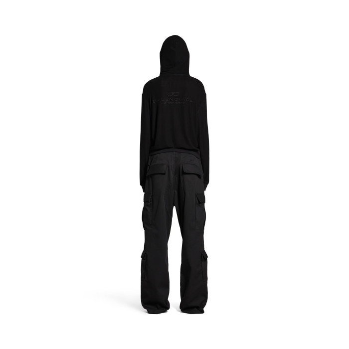 NIGO Balenciaga Women's Cargo Embroidered Solid Color Pants Casual Seasonal Work Pants #nigo75997