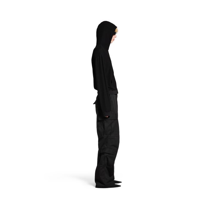 NIGO Balenciaga Women's Cargo Embroidered Solid Color Pants Casual Seasonal Work Pants #nigo75997