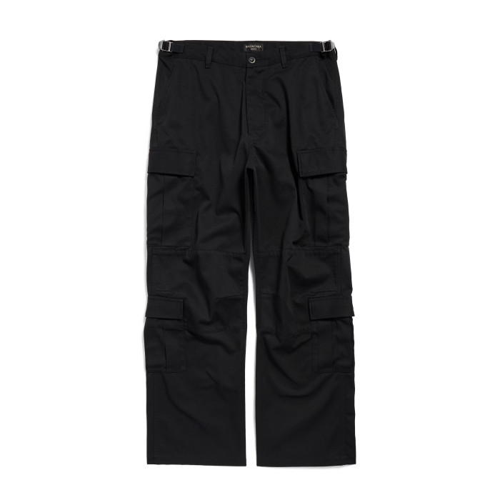 NIGO Balenciaga Women's Cargo Embroidered Solid Color Pants Casual Seasonal Work Pants #nigo75997