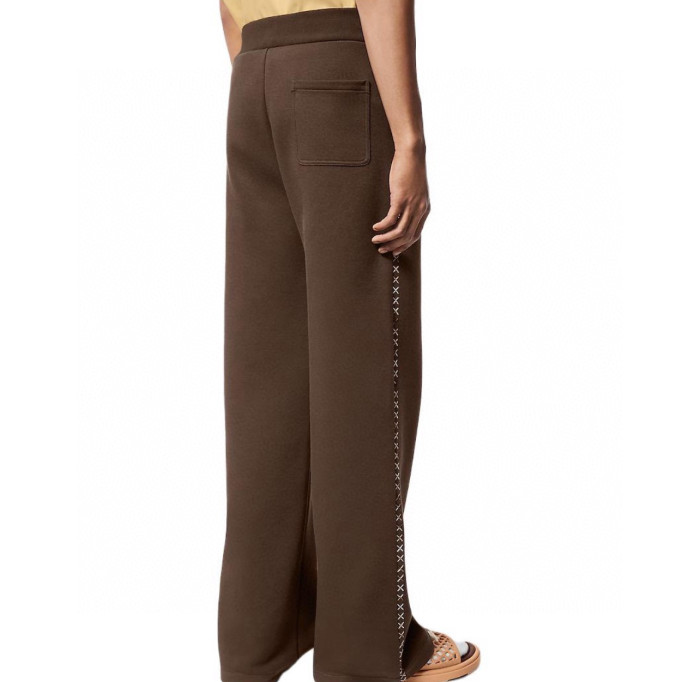 NIGO Louis Vuitton Men's Spring and Autumn Solid Color Letter Embroidery Drawstring Tie Loose Casual Pants #nigo76137