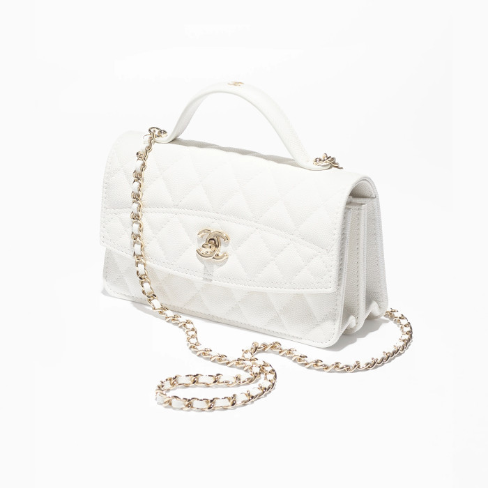 NIGO Chanel Chain Clutch Grain Embossed Calfskin With Gold Metal Logo Shoulder Crossbody Bag Fashion Temperament Pure Colour Spring Summer Bags AP4402Y #nigo81133