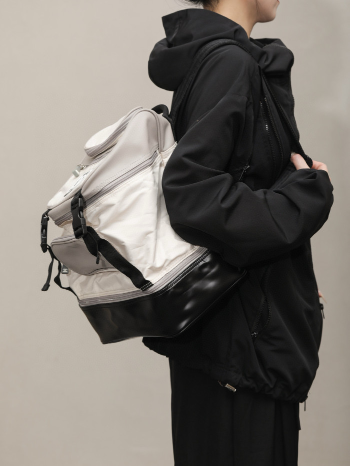 NIGO Chanel Women's Retro Sports Series Color Blocking Fashion Casual Shoulder Bag Backpacks Bags #nigo76117