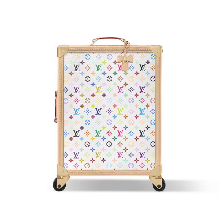 NIGO Louis Vuitton Rolling Trunk Men's and Women's Alphabet Logo Printed Solid Color Leather Trolley Case Luggage Bag Bags #nigo76154