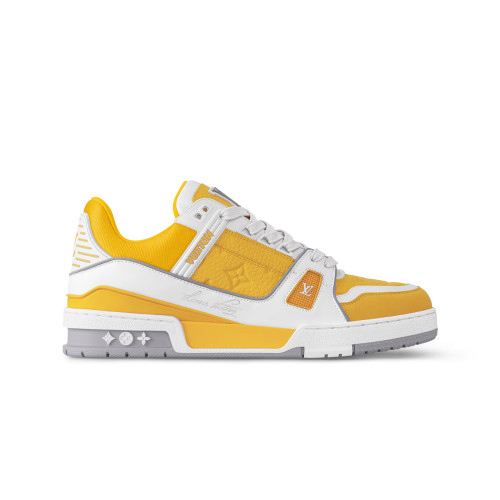 NIGO Louis Vuitton LV Trainer Men's Cowhide Retro Basketball Shoes Fashion High Street Sneakers #nigo76166
