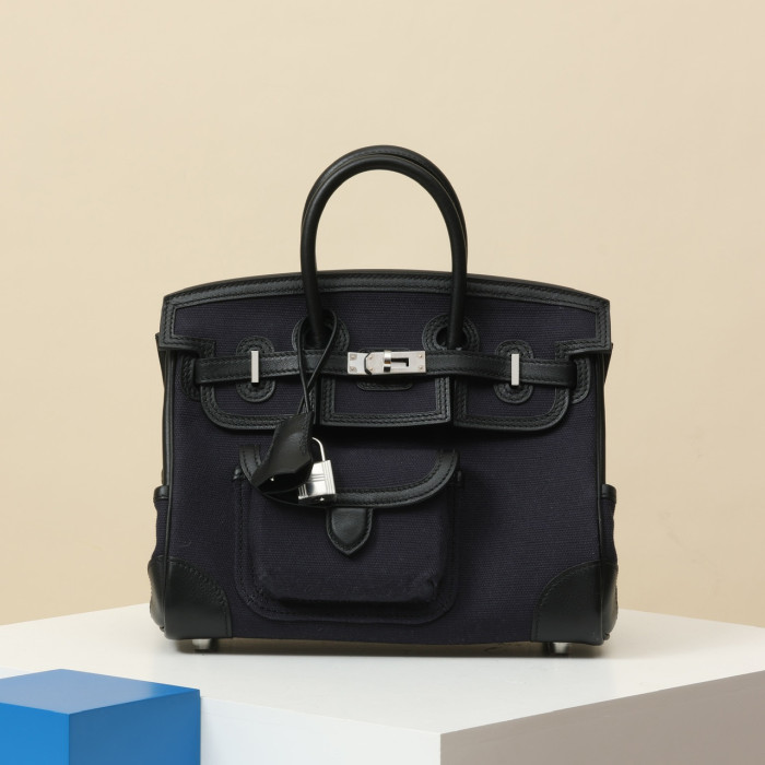 NIGO Hermes BK Women's Colorblocked Cowhide Handbag Metal Clasp Kelly Bag Bags Handbag Accessories #nigo76155