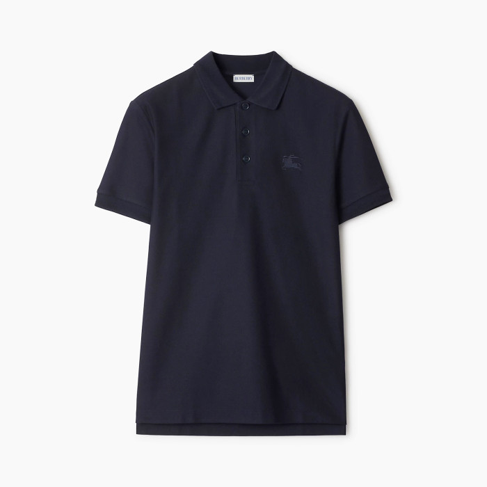 NIGO Burberry Men's Summer Solid Color Embroidered Knight Pattern Polo Neck Short Sleeve T-Shirt #nigo76185