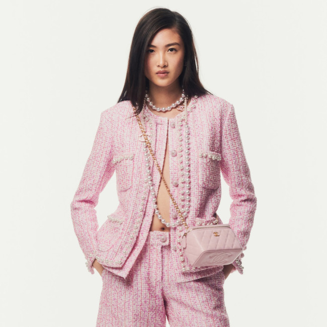 NIGO Chanel Women's Spring & Autumn Round Collar Checked Wool Tweed Fitted Long Sleeve Colorblocked Jacket Ngvp #nigo1392