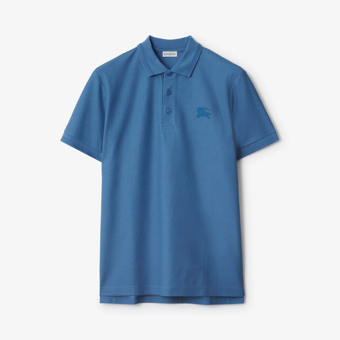 NIGO Burberry Men's Summer Solid Color Embroidered Knight Pattern Polo Neck Short Sleeve T-Shirt #nigo76185