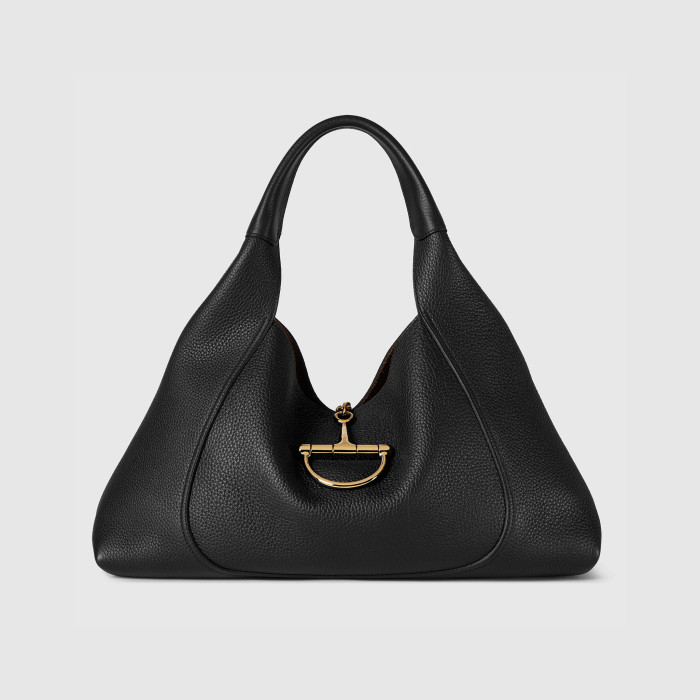 NIGO Gucci Softbit Women‘s Solid Color Horsebit Buckle Leather Tote Shoulder Bag Bags #nigo76195