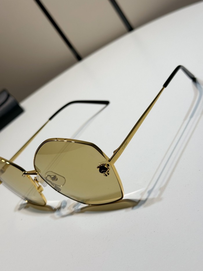 NIGO Cartier Women's Fashion Irregular Sunglasses Solid Color Logo Glasses Accessories #nigo76222