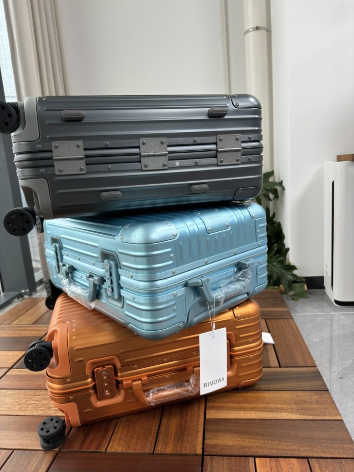 NIGO Rimowa Men's Women Solid Color Aluminum Magnesium Alloy Suitcase Suitcase Leisure 21-Inch Business Metal Shipping Trolley Case Box #nigo76217