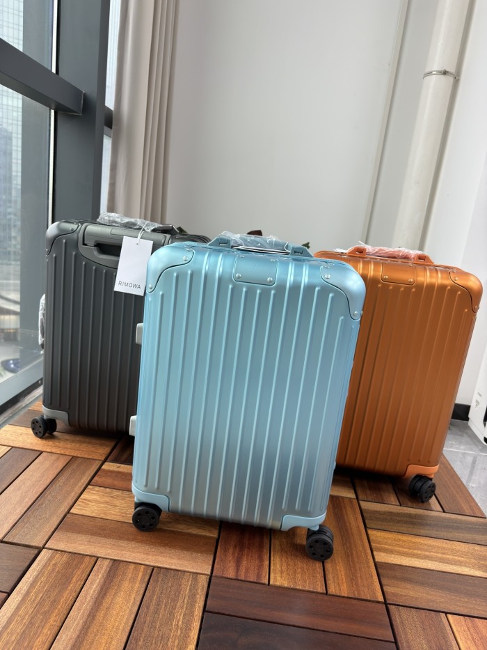 NIGO Rimowa Men's Women Solid Color Aluminum Magnesium Alloy Suitcase Suitcase Leisure 21-Inch Business Metal Shipping Trolley Case Box #nigo76217