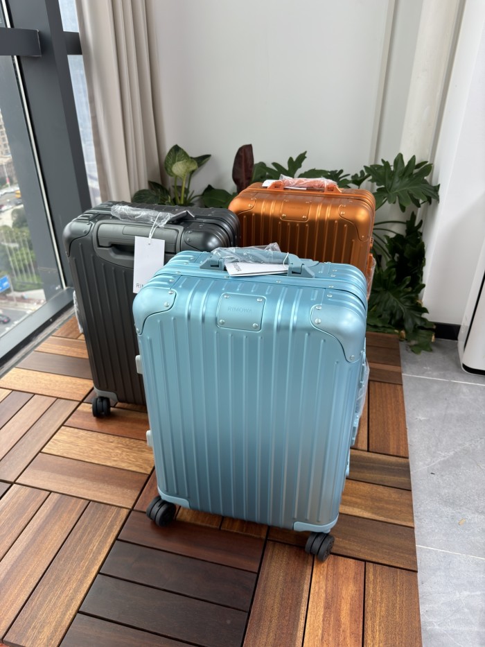NIGO Rimowa Men's Women Solid Color Aluminum Magnesium Alloy Suitcase Suitcase Leisure 21-Inch Business Metal Shipping Trolley Case Box #nigo76217