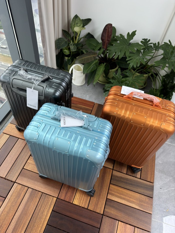 NIGO Rimowa Men's Women Solid Color Aluminum Magnesium Alloy Suitcase Suitcase Leisure 21-Inch Business Metal Shipping Trolley Case Box #nigo76217
