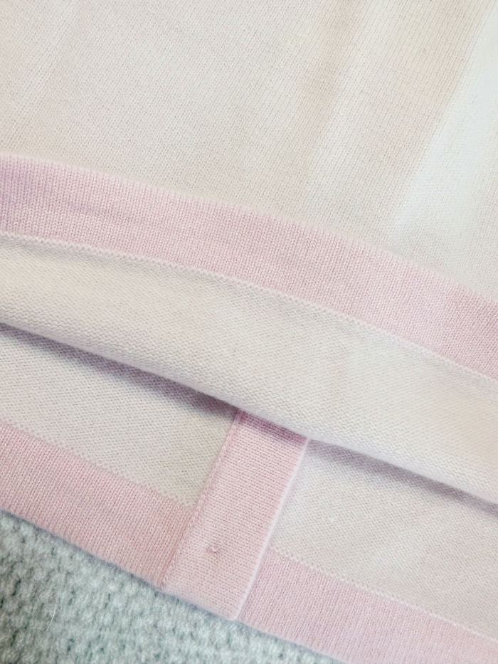 NIGO Chanel Women's Spring Summer Autumn Colorblocking Knit Button Casual Cashmere Half Skirt #nigo76223