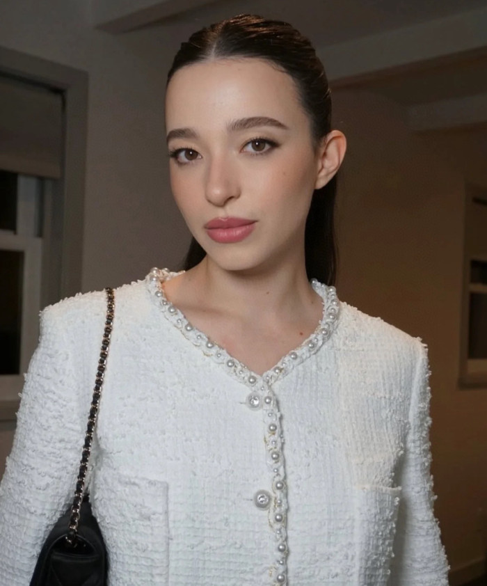NIGO Chanel Women's Spring & Autumn Cotton Tweed & Faux Pearl Knit Solid Color Long Sleeve Jacket Coat Ngvp #nigo1398