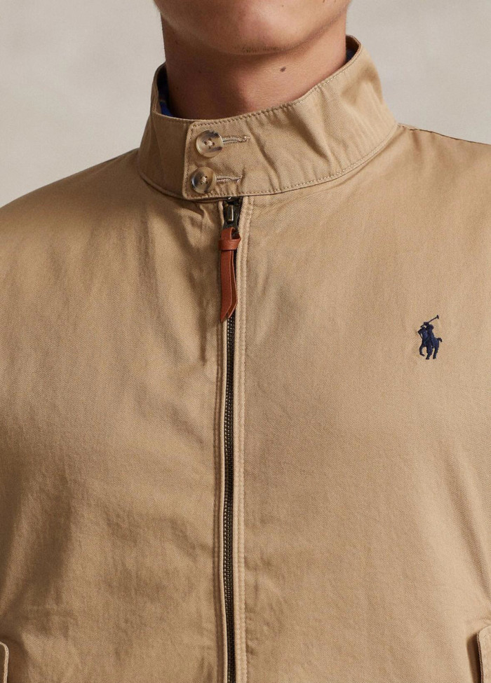 NIGO Ralph Lauren Men's Spring and Autumn Solid Color Standing Collar Zipper Long Sleeve Jacket #nigo76254